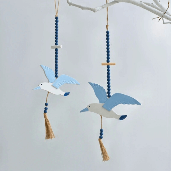 Wooden Mediterranean Sea Creature Pendants
