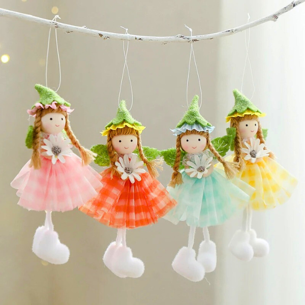 Handmade Fluffy Boot Fairy Angels –  to Bring Magic, Hugs, and Holiday Smiles