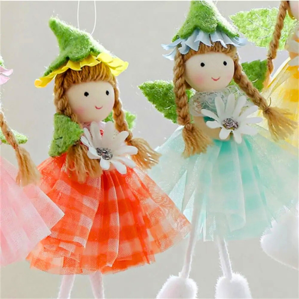 Handmade Fluffy Boot Fairy Angels –  to Bring Magic, Hugs, and Holiday Smiles