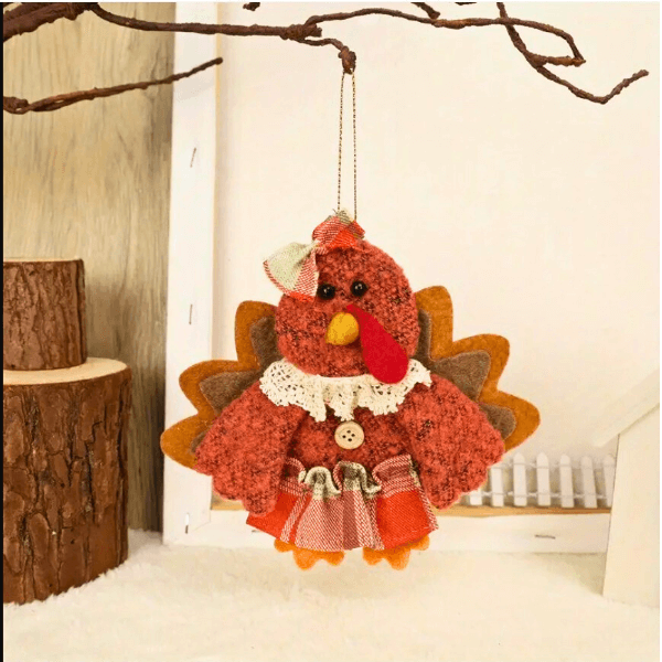 Harvest Blessings Turkey Ornaments – For Fall & Thanksgiving Joy