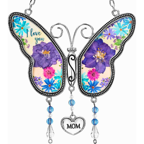 Eternal Love Butterfly Wind Chime for Mom & Grandma