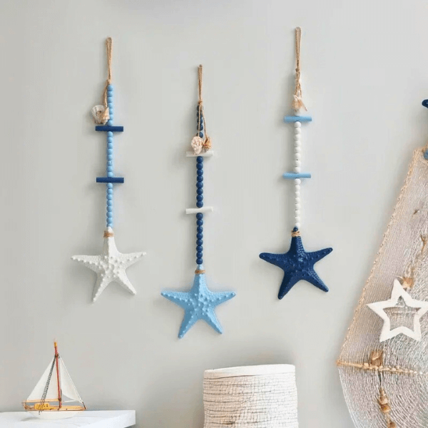 Wooden Mediterranean Sea Creature Pendants