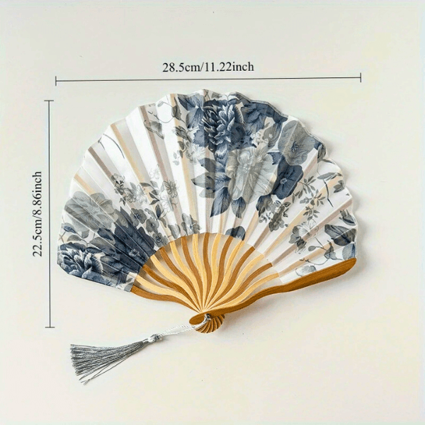 Handmade Vintage Bloom Folding Fan