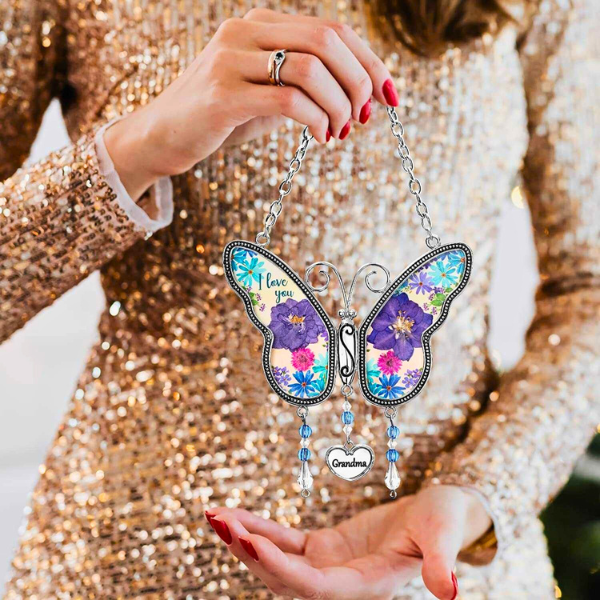 Eternal Love Butterfly Wind Chime for Mom & Grandma