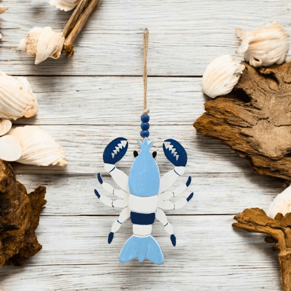Wooden Mediterranean Sea Creature Pendants