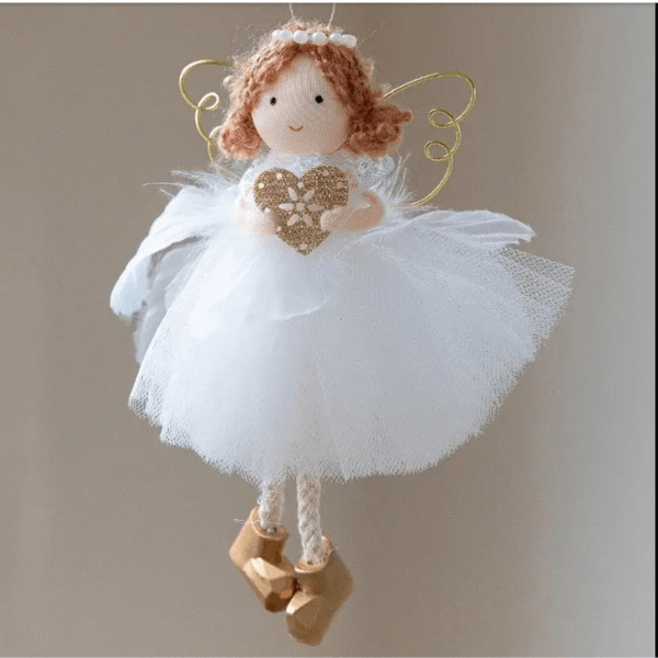 Handmade Golden Winged Fairy Angel Dancers