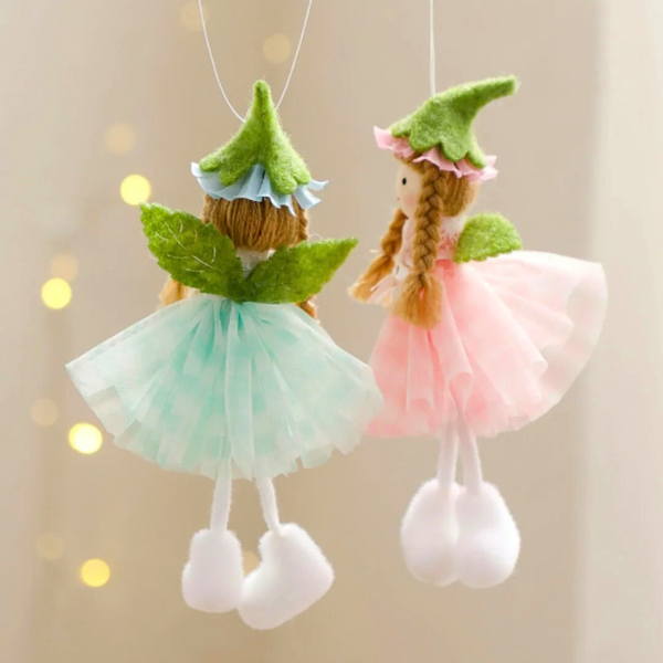 Handmade Fluffy Boot Fairy Angels –  to Bring Magic, Hugs, and Holiday Smiles