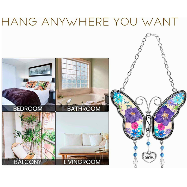 Eternal Love Butterfly Wind Chime for Mom & Grandma