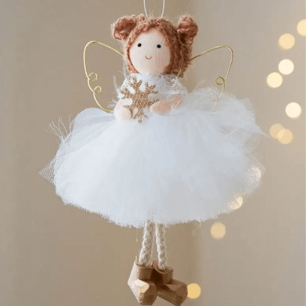 Handmade Golden Winged Fairy Angel Dancers