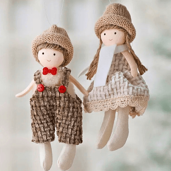 Handcrafted Brother & Sister Ornament – For Lifelong Bond