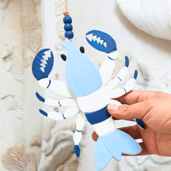 Wooden Mediterranean Sea Creature Pendants