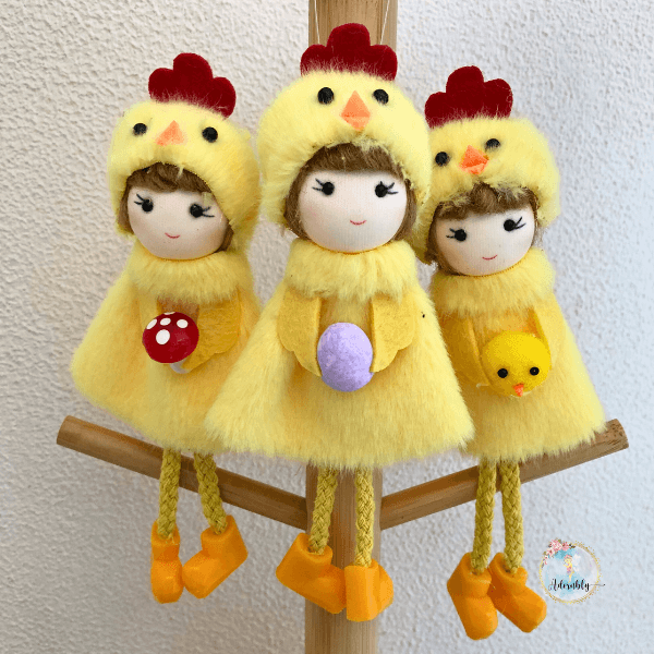 Chick Hanging Doll Ornaments