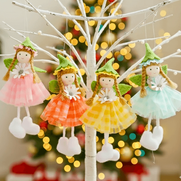 Handmade Fluffy Boot Fairy Angels –  to Bring Magic, Hugs, and Holiday Smiles