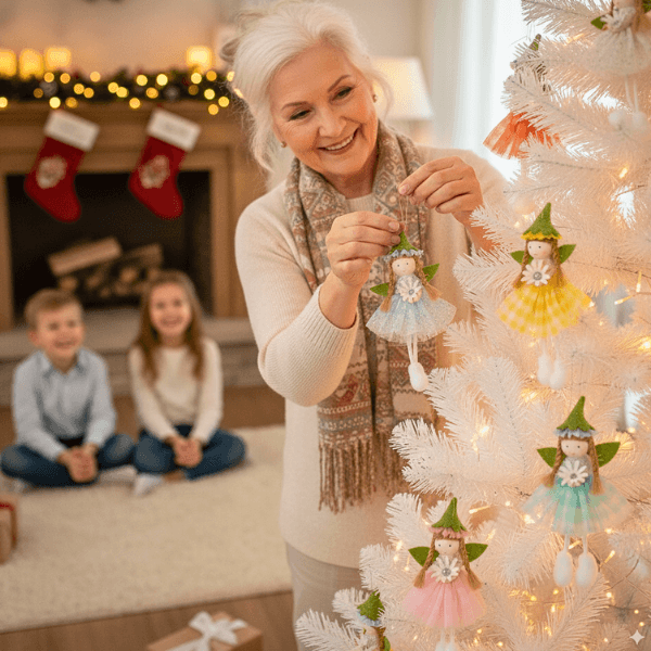 Handmade Fluffy Boot Fairy Angels –  to Bring Magic, Hugs, and Holiday Smiles