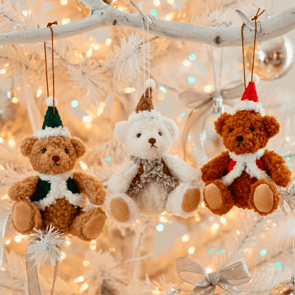Cutest Teddy Bears Christmas Hanging Decor