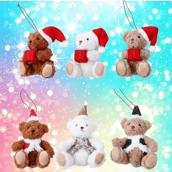 Cutest Teddy Bears Christmas Hanging Decor