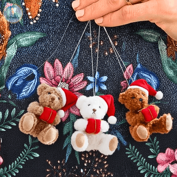 Cutest Teddy Bears Christmas Hanging Decor