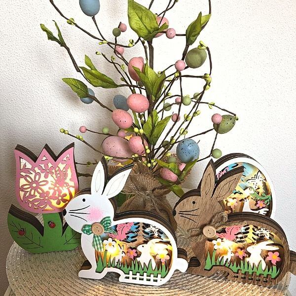 Wooden decor light
