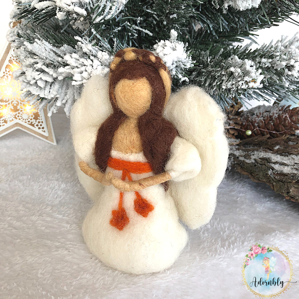 Handmade wool felt angels – for love & serenity