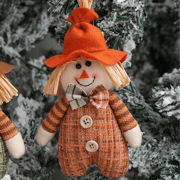 Handmade Scarecrow Ornaments – Autumn Harvest Blessings