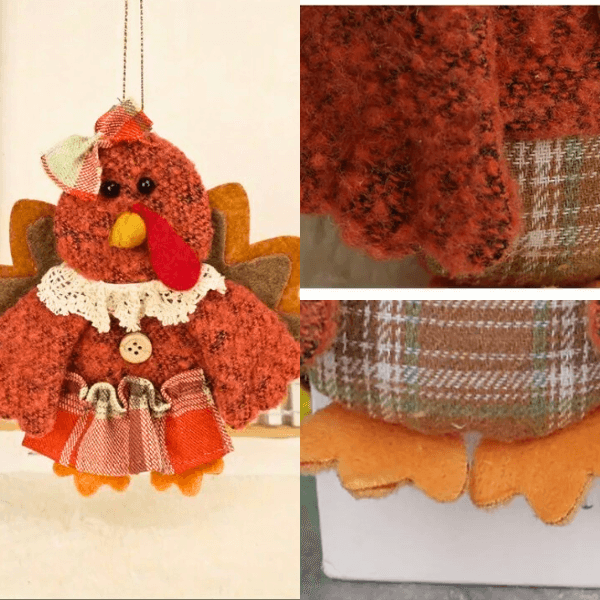 Harvest Blessings Turkey Ornaments – For Fall & Thanksgiving Joy