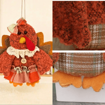 Harvest Blessings Turkey Ornaments – For Fall & Thanksgiving Joy