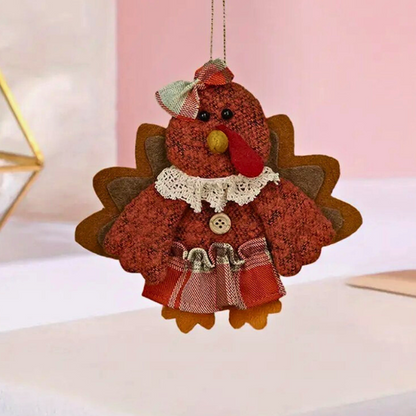 Harvest Blessings Turkey Ornaments – For Fall & Thanksgiving Joy