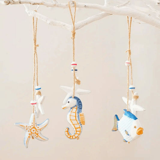 Tropical Seaside Charm Hanging Decor (Set of 3)