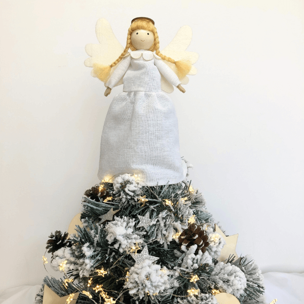 Handmade angel tree topper – for a magical Christmas