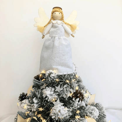 Handmade angel tree topper – for a magical Christmas