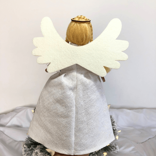Handmade angel tree topper – for a magical Christmas