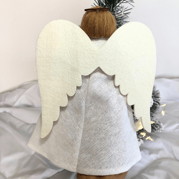 Handmade angel tree topper – for a magical Christmas