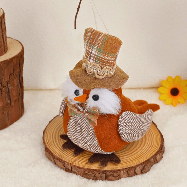 Whimsical Vintage-Style Owl Holiday Tree Hangers