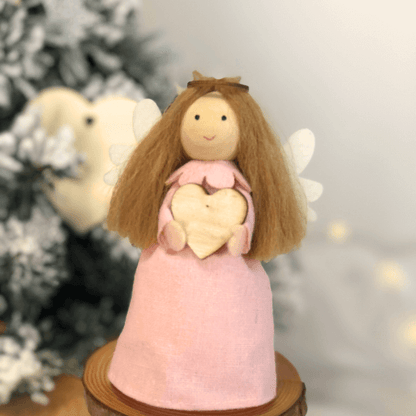 Handmade guardian angels and angel tree toppers