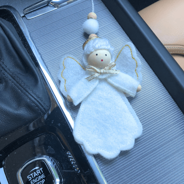 Little white angel – for protection, peace, & love
