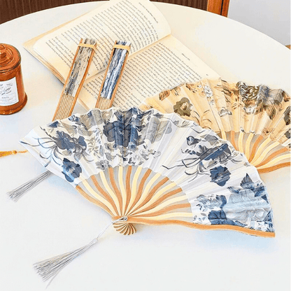Handmade Vintage Bloom Folding Fan