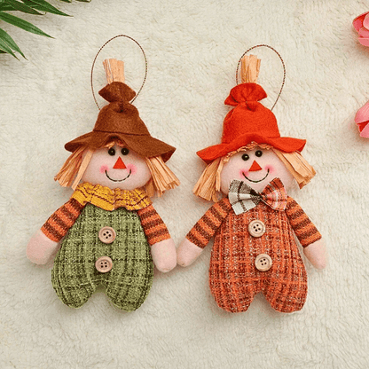 Handmade Scarecrow Ornaments – Autumn Harvest Blessings
