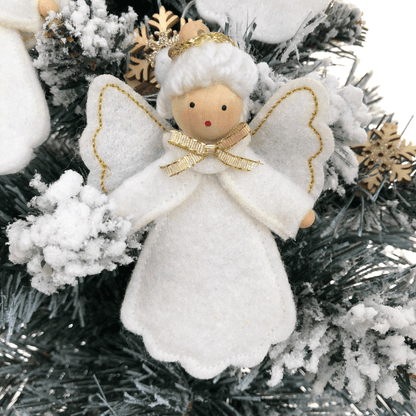 Handmade guardian angels and angel tree toppers