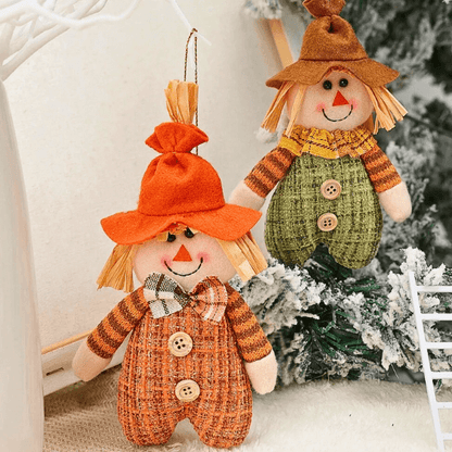 Handmade Scarecrow Ornaments – Autumn Harvest Blessings
