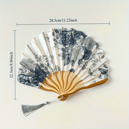 Handmade Vintage Bloom Folding Fan