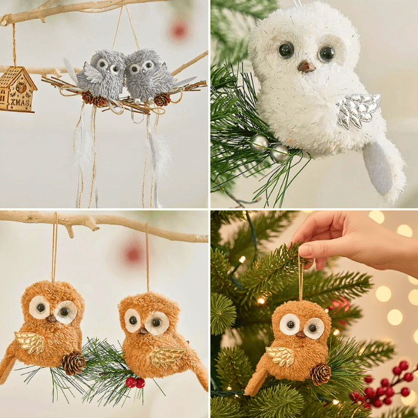 Sweetheart Owl Ornaments