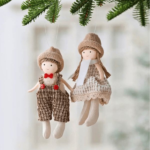 Handcrafted Brother & Sister Ornament – For Lifelong Bond