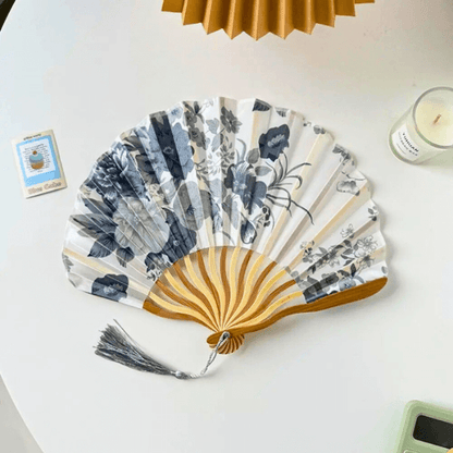 Handmade Vintage Bloom Folding Fan