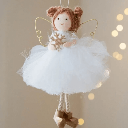 Handmade Golden Winged Fairy Angel Dancers