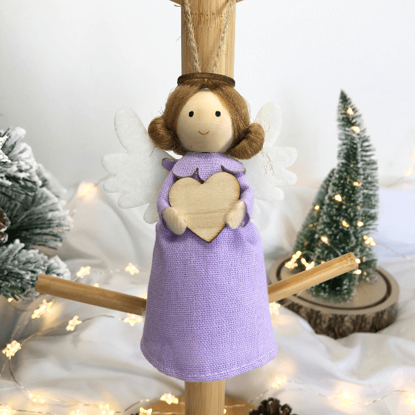 Handmade guardian angels and angel tree toppers