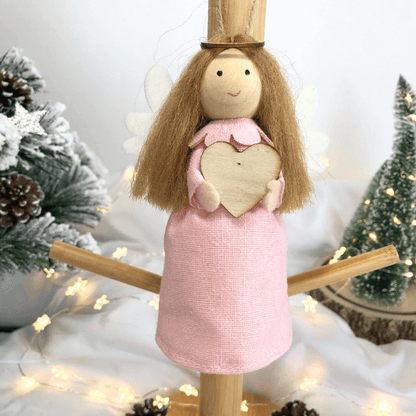 Handmade guardian angels and angel tree toppers