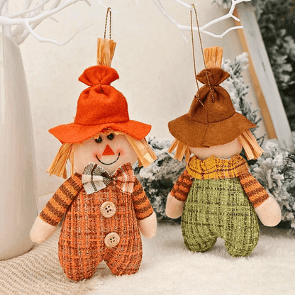 Handmade Scarecrow Ornaments – Autumn Harvest Blessings