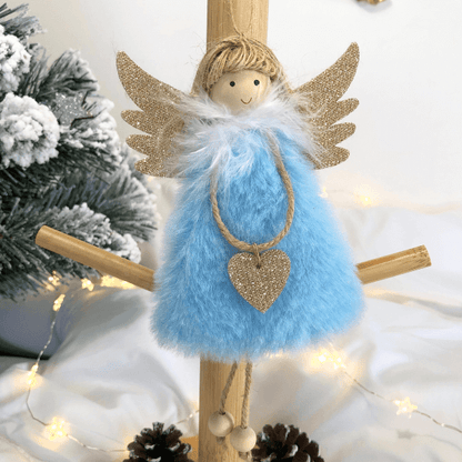 Handmade guardian angel ornaments and angel tree toppers