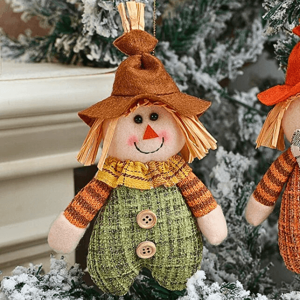 Handmade Scarecrow Ornaments – Autumn Harvest Blessings