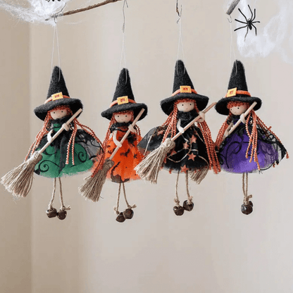 Handmade Pumpkin and Broom Witch Dolls –  Pre-Season Special Offer